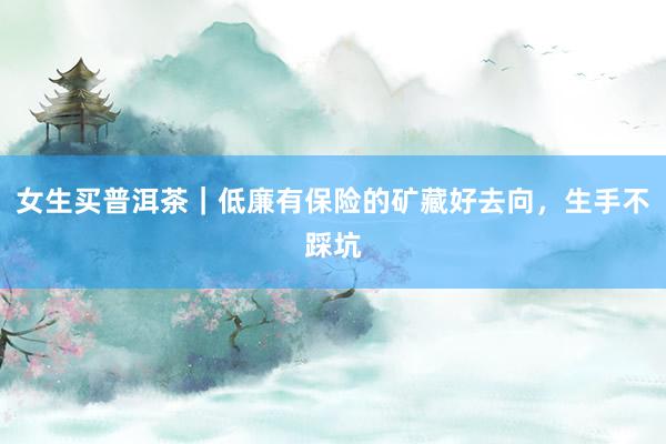 女生买普洱茶｜低廉有保险的矿藏好去向，生手不踩坑