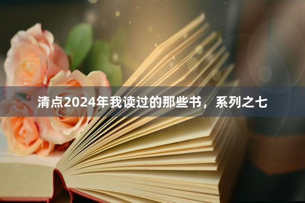 清点2024年我读过的那些书，系列之七